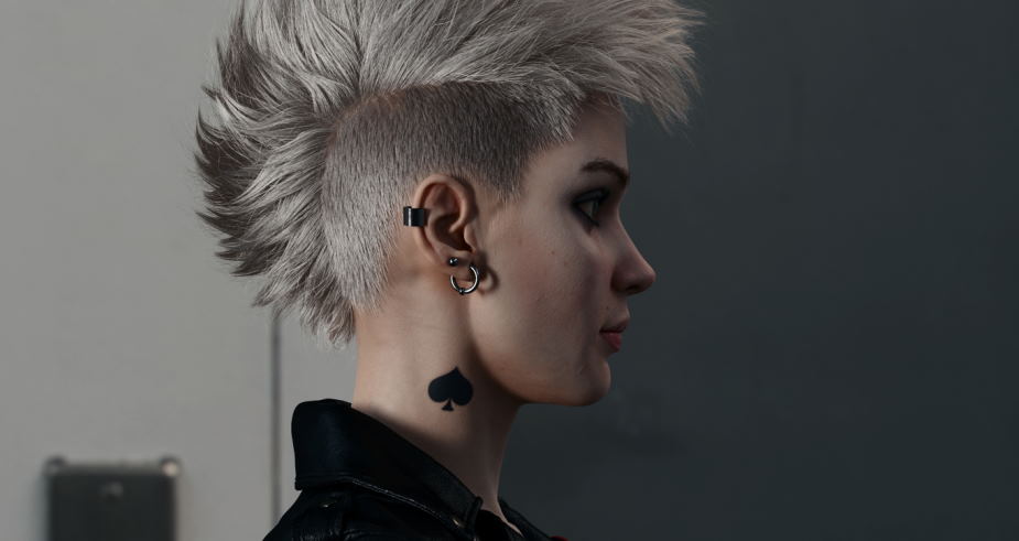 classic punk look